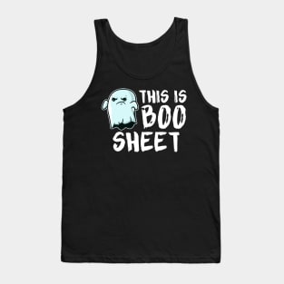 This Is Boo Sheet Gift for any Halloween Ghost Lover product Tank Top